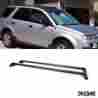 A80016-5779 02-07 Dinorack 2pc Saturn Vue Blk Aluminum Roof Rack Cross Bar Luggage Cargo Carrier Rail