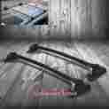 Rorab-honcrv07-bk 07-11 Urmarketoutlet Black Oe Style Bolt On Aluminum Top Roof Rack Crossbar Rail For Honda Crv