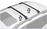 08l04-tgs-100 Honda Genuine Crossbars Fits Passport Requires Roof Rails