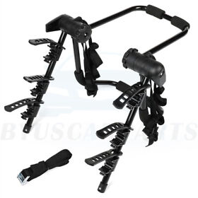 10129461 1 Pcs 3 Bike Roof Rack Top Bicycle Carrier Hatchback Rear Mount Mounted