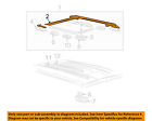 12387473 Carrier- Oem Gm Support Rail Roof Luggage Rack