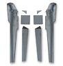 13-18-011 Poison Spyder Customs Roll Cage Lower Kit Fits Jeep Yj