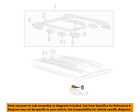 14002806 Rail Oem Plate Luggage Gm Carrier-cross