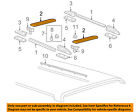 15746033 Gm Oem Roof Rack Rail Luggage