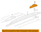 15846170 Gm Buick Oem Rainier Roof Rack Rail Luggage Cover Right