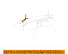 1638490203 Rack Carrier-cover Oem Roof Mercedes Luggage Rail Mercedes-benz