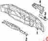 1c0813744b Volkswagen Genuine Oem Lock Carrier Bracket