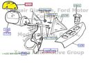 1l3z-17d742-baa 1l3z17d742baa Ford New Oem Rh Rear View Mirror Cover Paint To