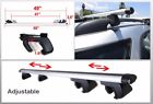 1pair Rack Cargo Rail Vehicle Roof Adjust Cross Luggage Top High 55 Bar Quality