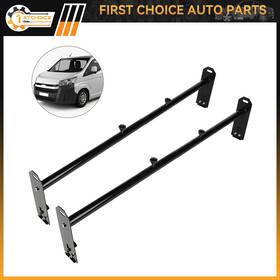1st109907choice 1stchoice-autoparts Heavy Duty 2 Bar Gfy Van Ladder Roof Rack Cargo Bulky Tools Carrier Black