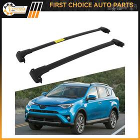 1st117661choice 1stchoice-autoparts Roof Rack Cross Bar Set For 2016-2019 Toyota Rav4 Luggage Cargo Carrier Black