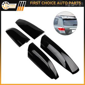 1st11781691160830choice 1stchoice-autoparts 4x Roof Rack Cover Side Rail Black For Toyota Highlander 2008-13