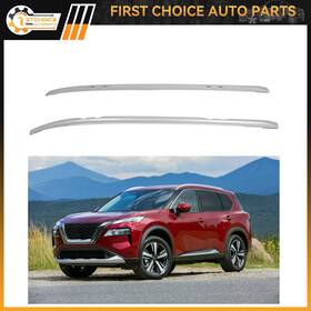 1st131165choice 1stchoice-autoparts Roof Side Rail For 2022-2023 Nissan X-trail Rack Set Silver Decoration