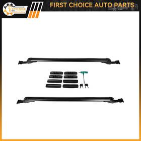 1st160820choice 1stchoice-autoparts 43.3 Inch Adjustable Universal Cross Bar For Car Suv Roof Rack Set Lugggage Carrier