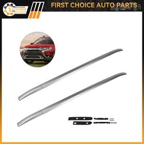 1st160834choice 1stchoice-autoparts 2 X Top Roof Side Rail For 2013-2019 Mitsubishi Outlander Silver Set