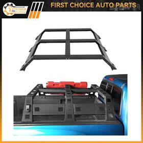 1st169554choice 1stchoice-autoparts Heavy Duty Steel High Bed Rack For 2005-2021 Toyota Tacoma Luggage Carrier Black