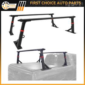 1st170684choice 1stchoice-autoparts Universal All Pickup Rear Adjustable High Heavy Duty Rack 2x Cross Bar 800 Lbs