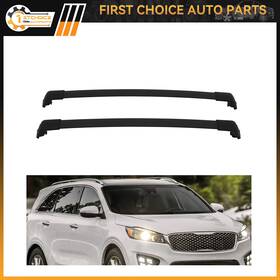 1st170686choice 1stchoice-autoparts Black Matte Cross Bar Set For 2016-2019 Kia Sorento Roof Rack Luggage Carrier