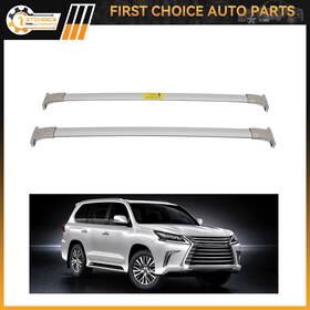1st170699choice 1stchoice-autoparts Roof Rack Set Cross Bar For 2016-2019 Lexus Lx570 Luggage Cargo Carrier Silver