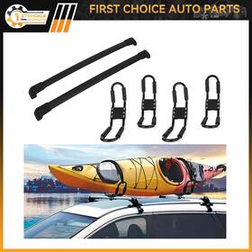 1st838144choice 1stchoice-autoparts 4 X Canoe Kayak Rack J Bar 2 Roof Black For 2016-2020 Hyundai Tucson
