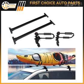 1st838161choice 1stchoice-autoparts Adjustable Canoe Kayak Rack 2 X Roof Black For 2017-2018 Toyota 4runner