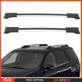 S169t527k75 1strank Autoparts Roof Rack Cross Bar Set For 2010-2016 Gmc Acadia Luggage Cargo Carrier Silver