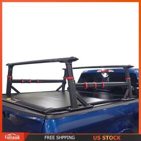 S17084t684k 1strank Autoparts Pickup Rack Truck Bed Black Cargo Carrier Universal Adjustable-height Duty