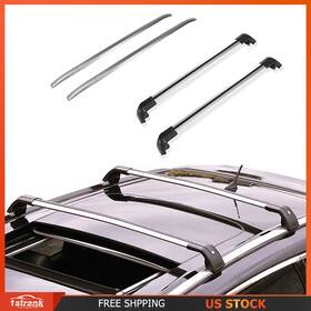 S83896t123k 1strank Autoparts 4pcs For 2013-2019 Mitsubishi Outlander Roof Rack Side Rails Cross Bar Carrier