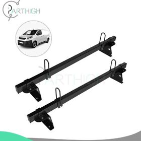 2 Bar 350lbs Roof Racks Rails Aluminum 51inch Van Top Ladder Crossbar