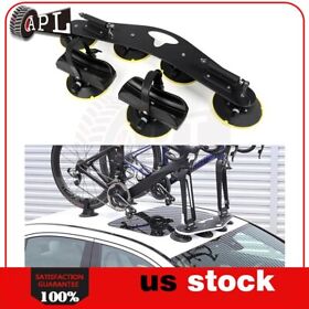 Pa16078901l 2 Bicycle Suction Carrier Roof-top Quick Installation Roof Rack Aluminum Car