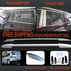 2013 Rails Silver Roof Highlander Oe Rack Luggage Side Toyota Prices Bars Style Direct