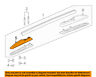 20888396 Gm Oem Acadia Roof Rack Rail Luggage Support Right