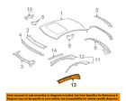 S550-exterior 2216511801 Mercedes Oem Roof Side Rail Right
