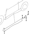 01461-00941 240sx Nissan Genuine End Cap Screw