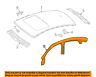 Glc300-exterior 2536373801 Mercedes Oem Roof Side Rail Right