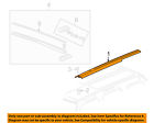 25830074 Luggage Rail Gm Rack Left Hummer Roof H3 06-10 Oem Carrier-side