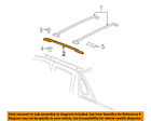 25857420 Gm Chevrolet Oem Avalanche Roof Rack Luggage Rail Left