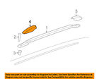 25862554 Gm Chevrolet Oem Hhr Roof Rack Rail Luggage Cover Right