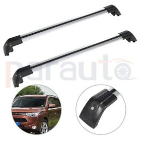 Pa10660201se 2x Luggage Rack Cross Bar For Mitsubishi Outlander 2013-2021 Aluminum Storage