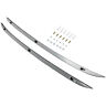 Zb7ftm 2x New Polished Aluminum Luggage Cross Bar Roof Racks Rail For Acura Rdx 2012-18
