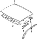 Mr178997 3000gt Mitsubishi Genuine Side Rail