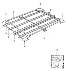 3529019 Nos New In Box Volvo Roof Luggage Rack Black Very