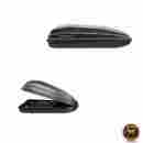 38971 Branded Roof Top Cargo Box 18 Cu Ft Black Mount Aerodynamic Luggage Carrier Car Holder