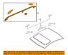 3c9860033b1hh Volkswagen Vw Oem Passat Roof Rack Rail Luggage Left