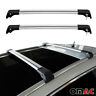 1108923 4027923 Omac Roof Racks Cross Bars Top Rails Silver 8698797185479