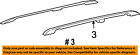 4f2z1755115aaa Ford Oem Roof Rack Luggage Rail Left