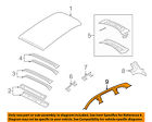 Q7-exterior 4l0809833 Audi Oem Roof Side Rail Left