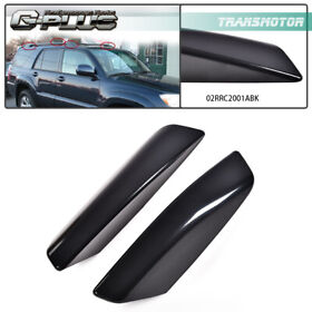 02rrc2001abk 4pcs Roof Rack Bar Rail End Cover Shell Cap Fit For Toyota 4runner 2003-2009
