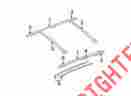 5113041aa Chrysler Brand New Genuine Oem Roof Luggage Carrier Cross Rail