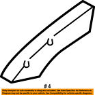 5136838ab Mopar Dodge Chrysler Oem Roof Rack Rail Luggage Cover Right